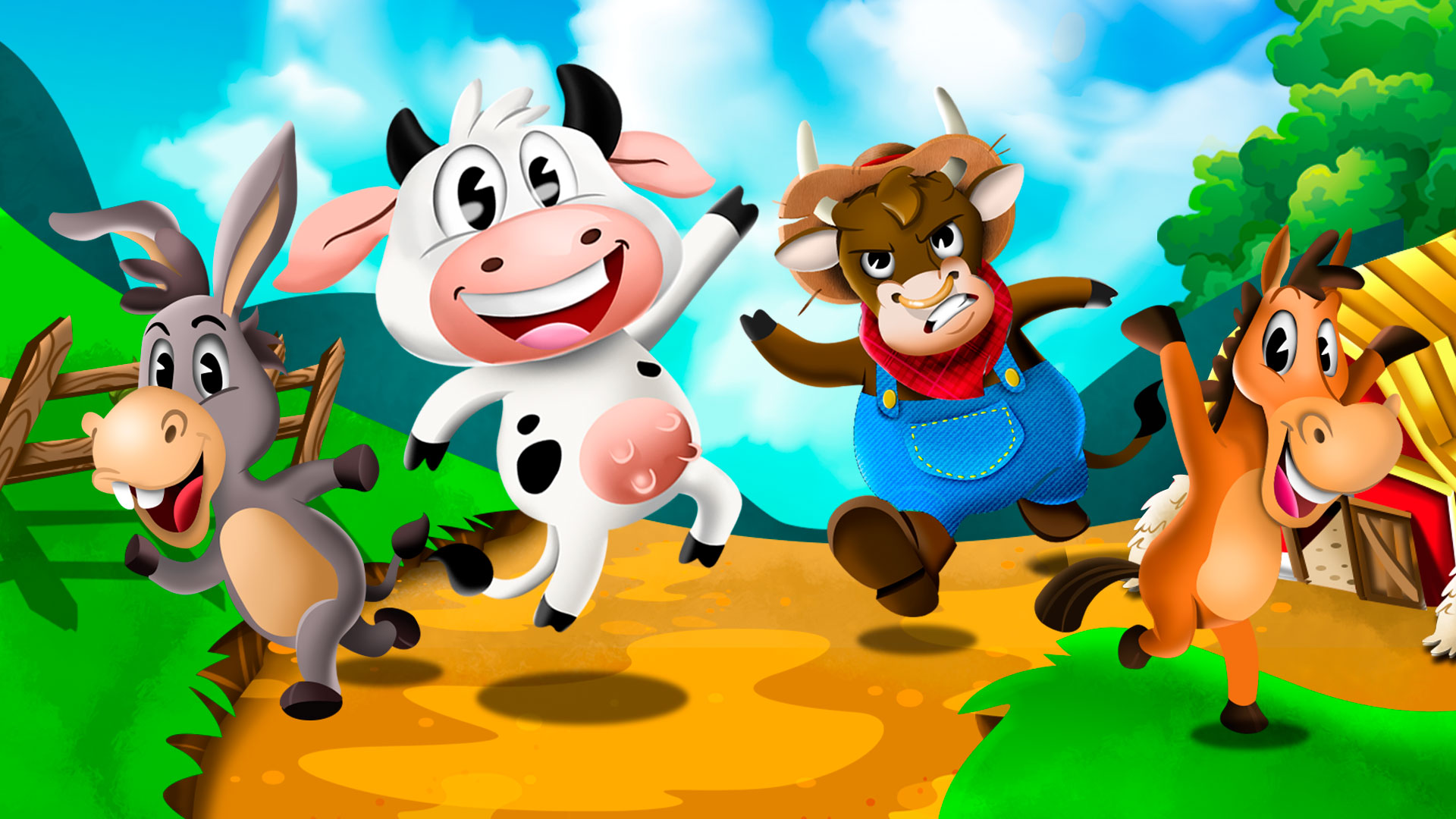 Juegos Dela Vaca Lola Online : La Vaca Lola Canciones de la Granja HD para ninos for ...