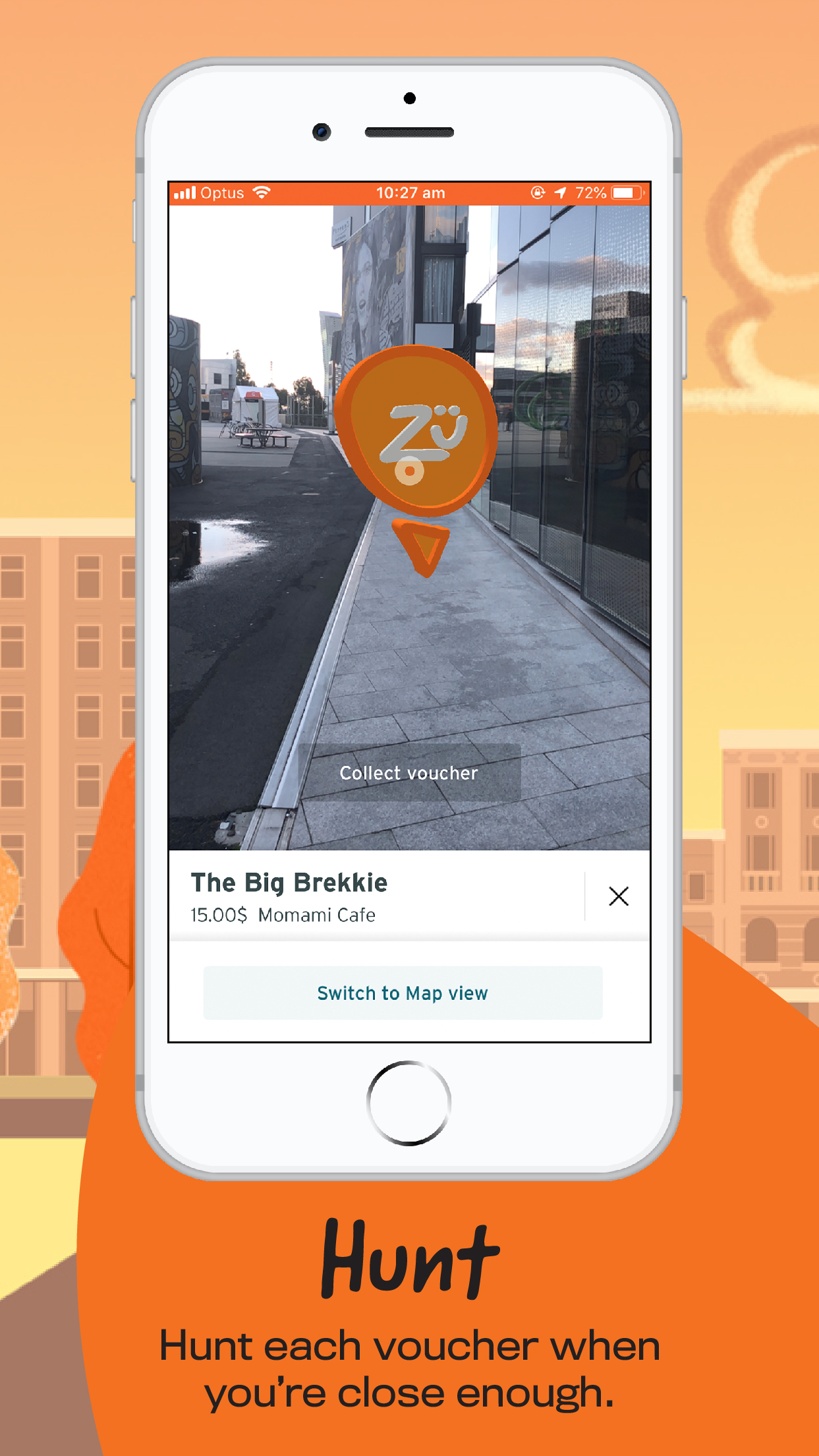 Zukaz | Real Cash Voucher Hunt | Augmented Reality App ...