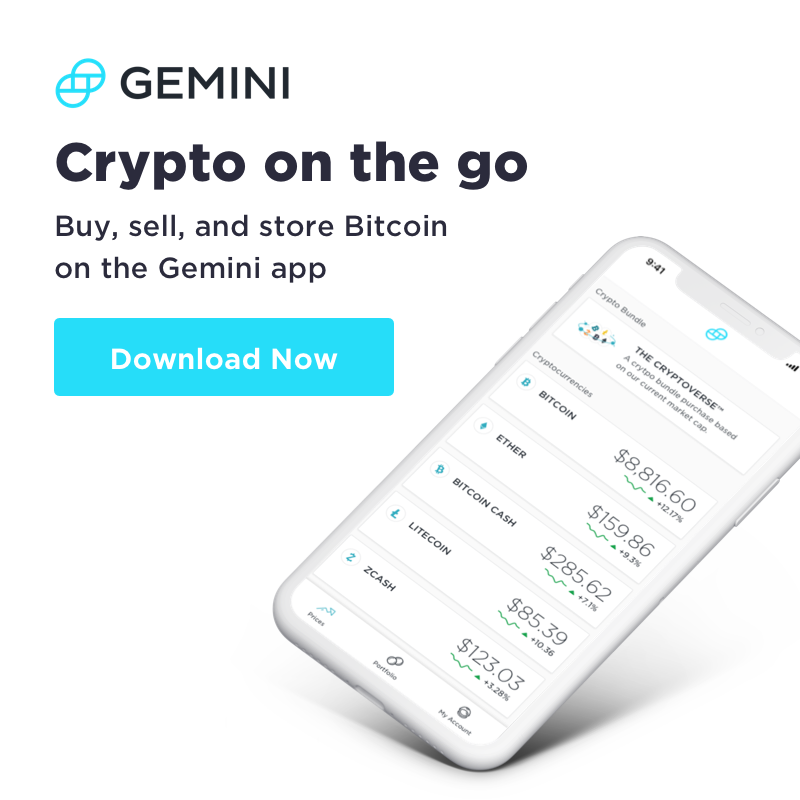 gemini crypto mobile app