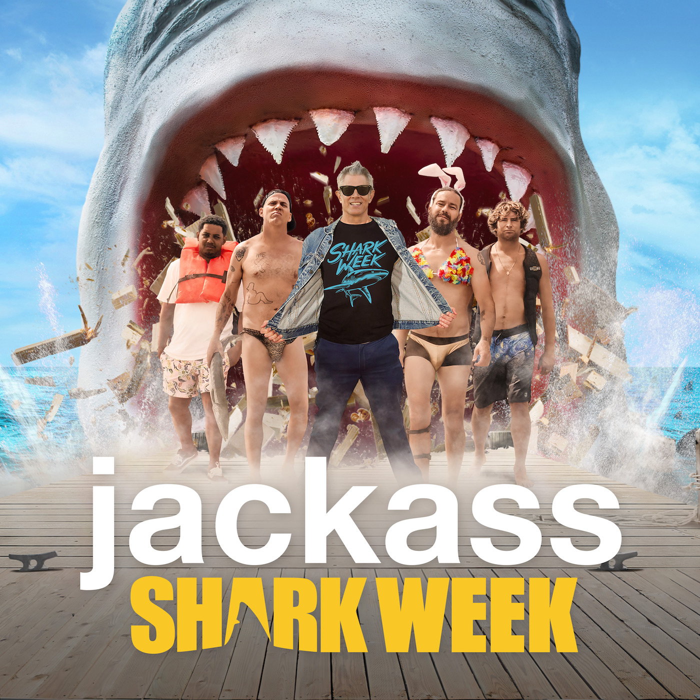 Jackass Shark Week discovery+